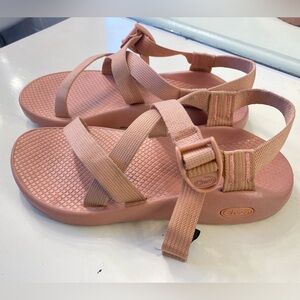 Chaco Peach Sandals with Adjustable Straps, Sz. 8